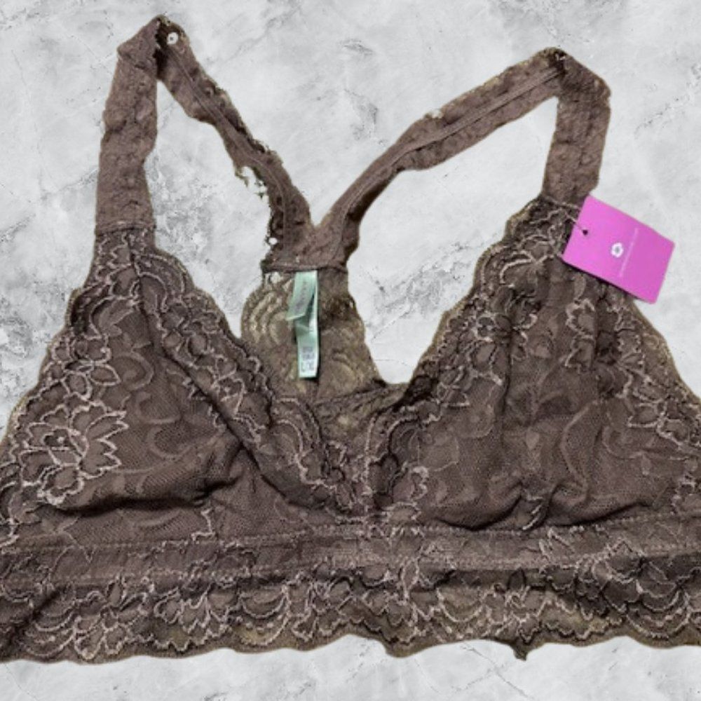 Amethyst Lacey Racerback Bralette 4019 L/XL new